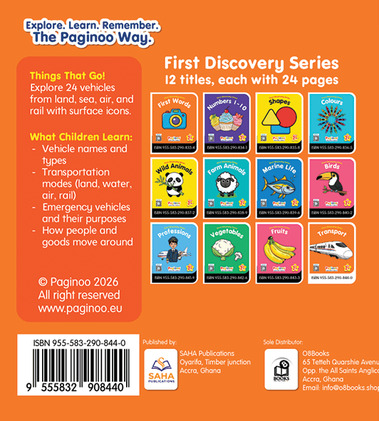 First Discovery Series - Transport Back Cover