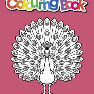 Birds Colouring Book Front Cover