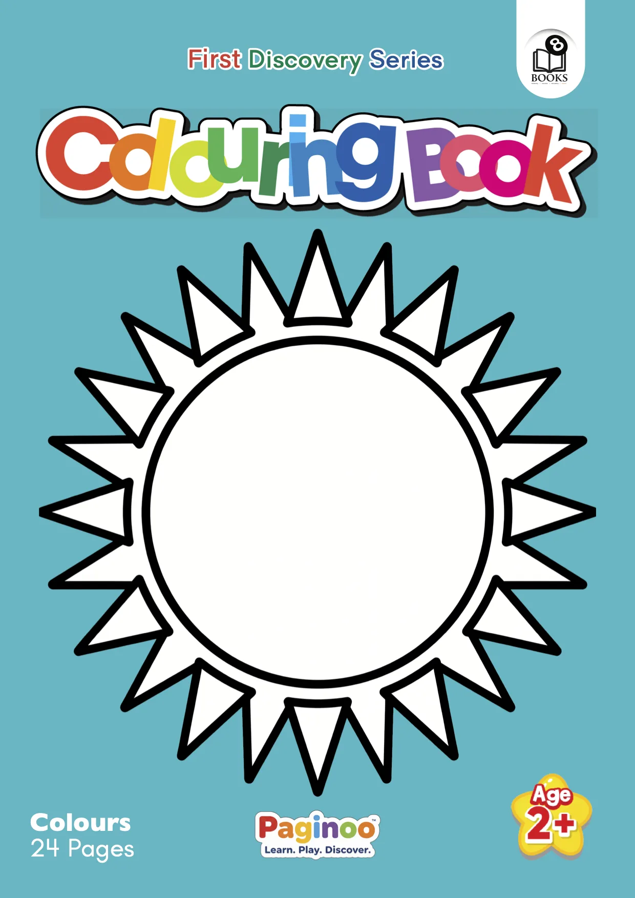 FDS Colours Colouring Book Front Cover