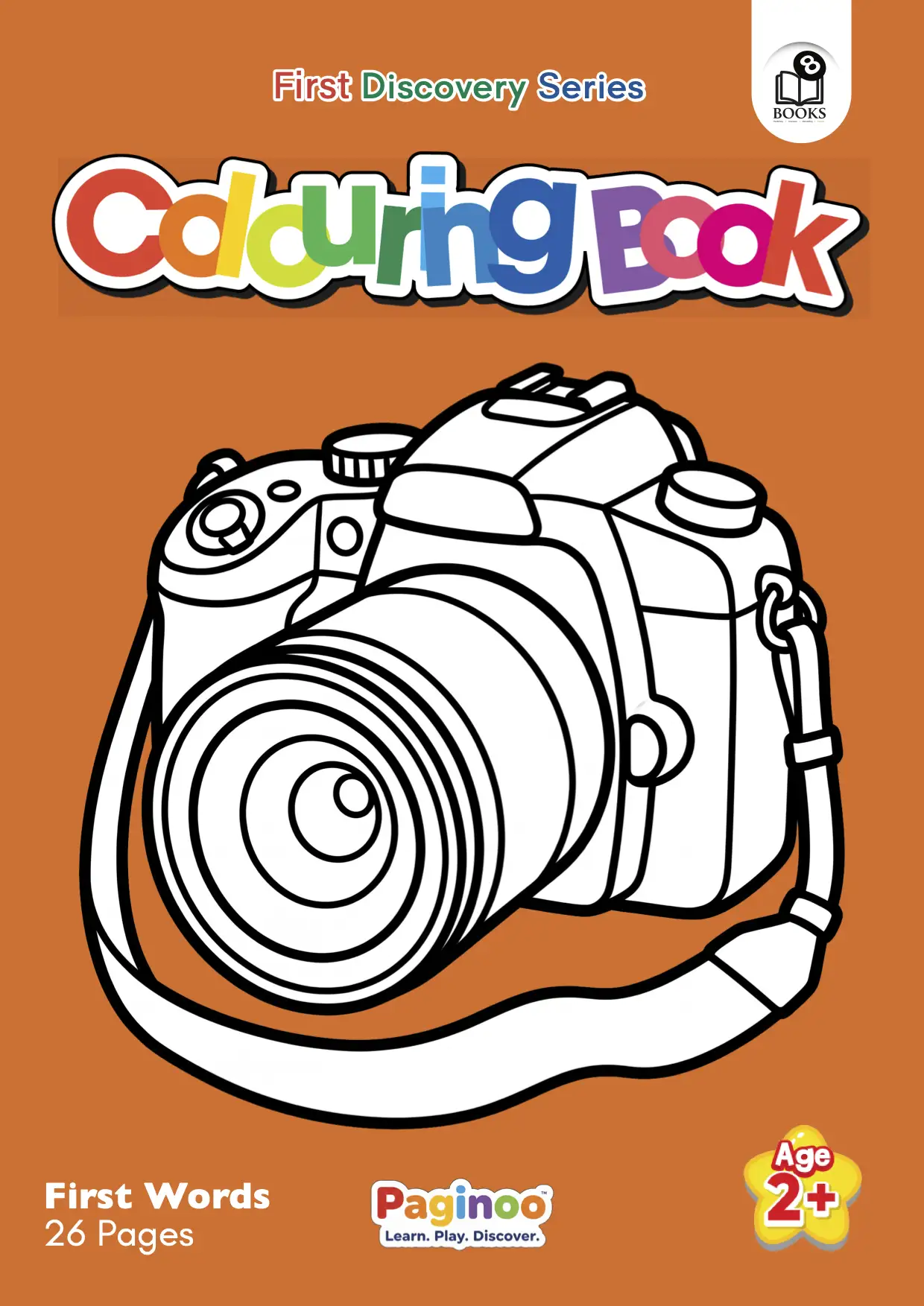 FDS First Words Colouring Book Front Cover
