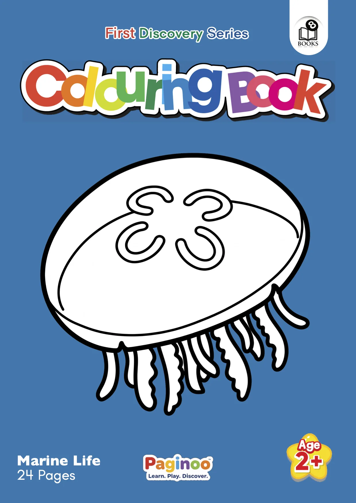 FDS Marine Life Colouring Book Front Cover