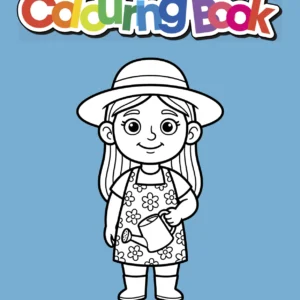 FDS Professions Colouring Book Front Cover