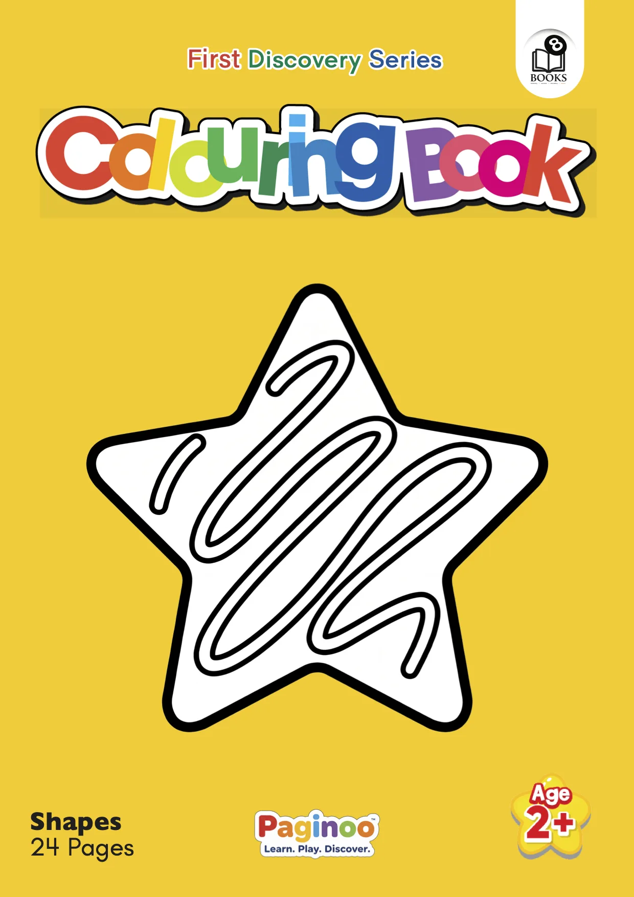 FDS Shapes Colouring Book Front Cover
