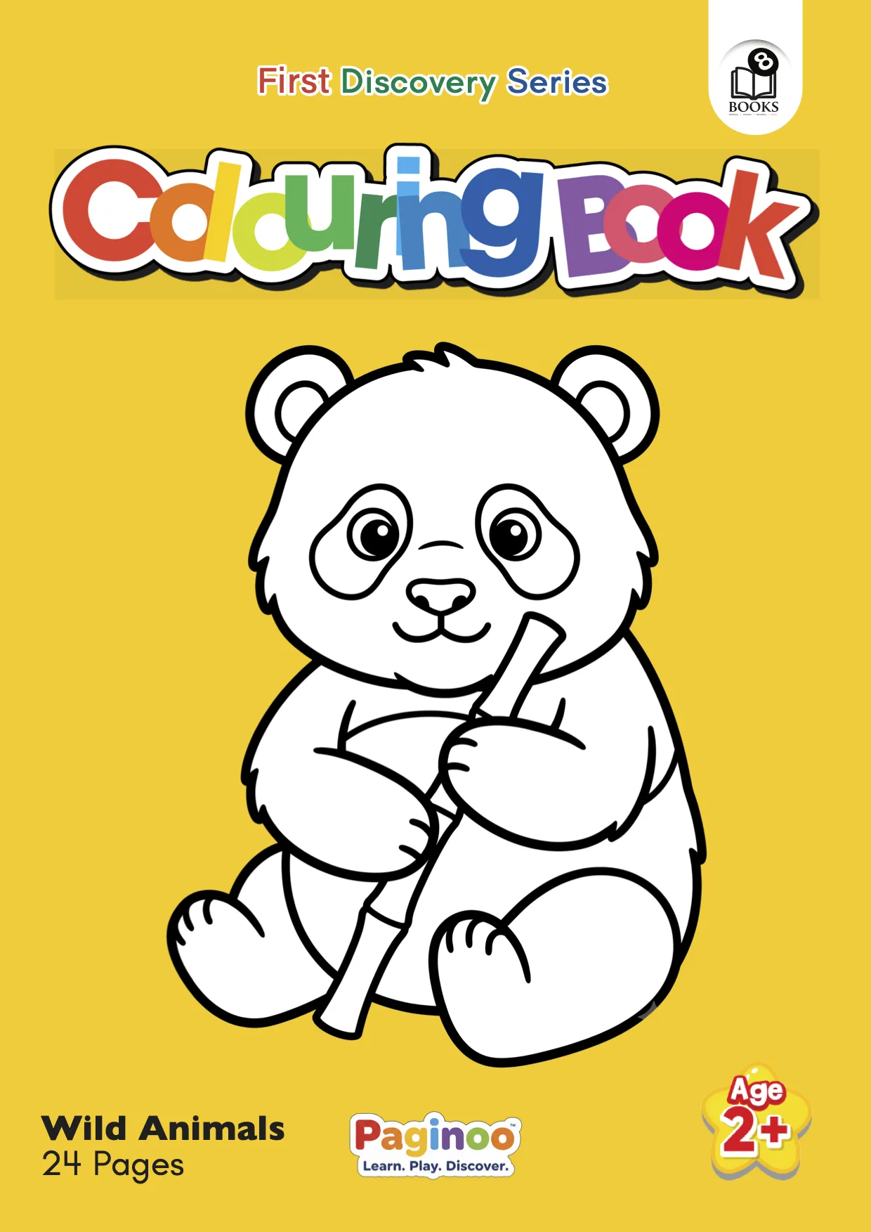 FDS Wild Animals Colouring Book Front Cover